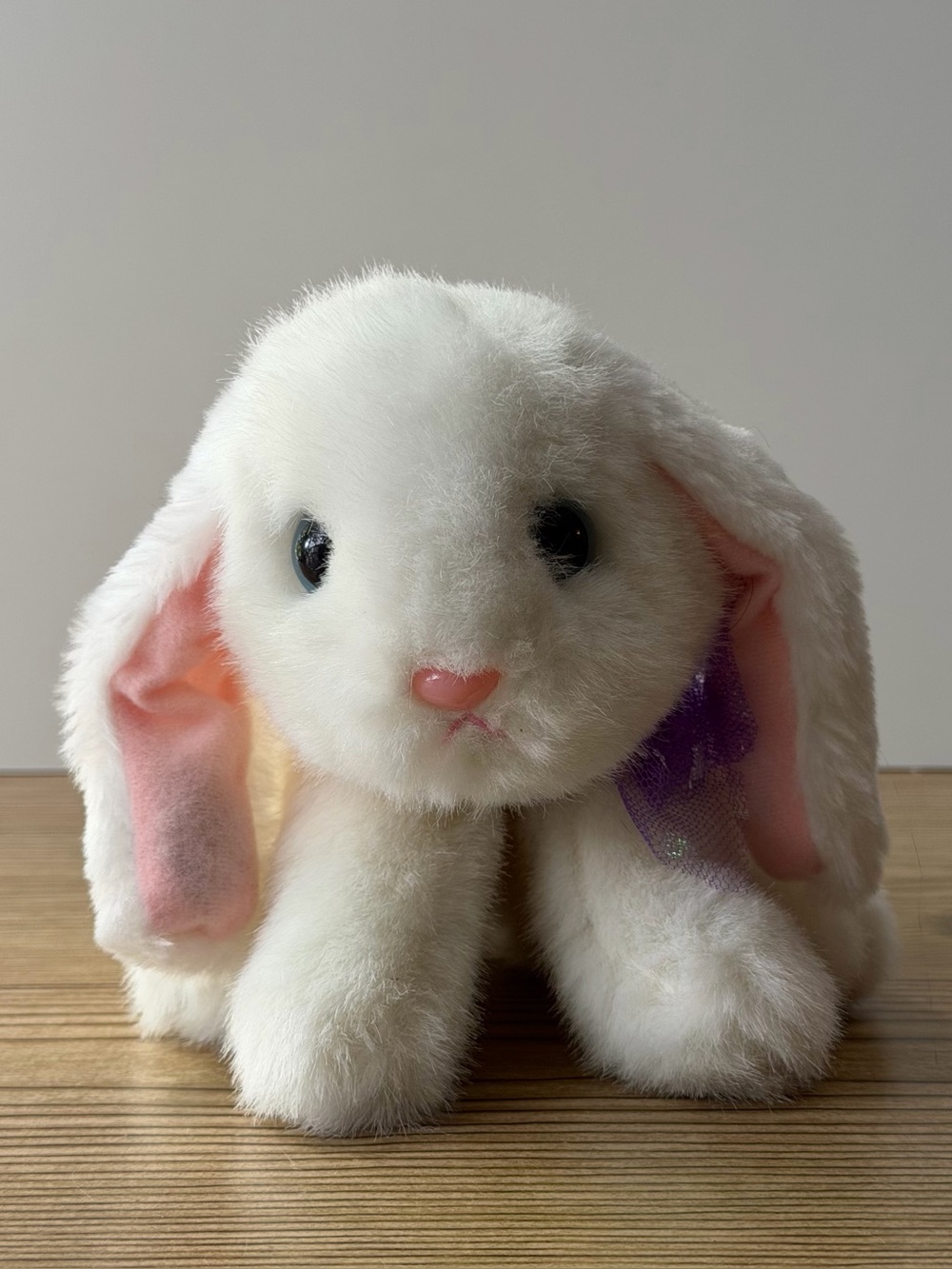 Tyco Bunny Bunny Bunnies 1994 Vintage White Rabbit Plush Stuffed Animal Rare